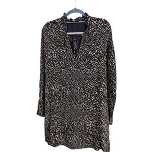 Sugar + Lips Black and White Polka Dot Dress EUC Medium